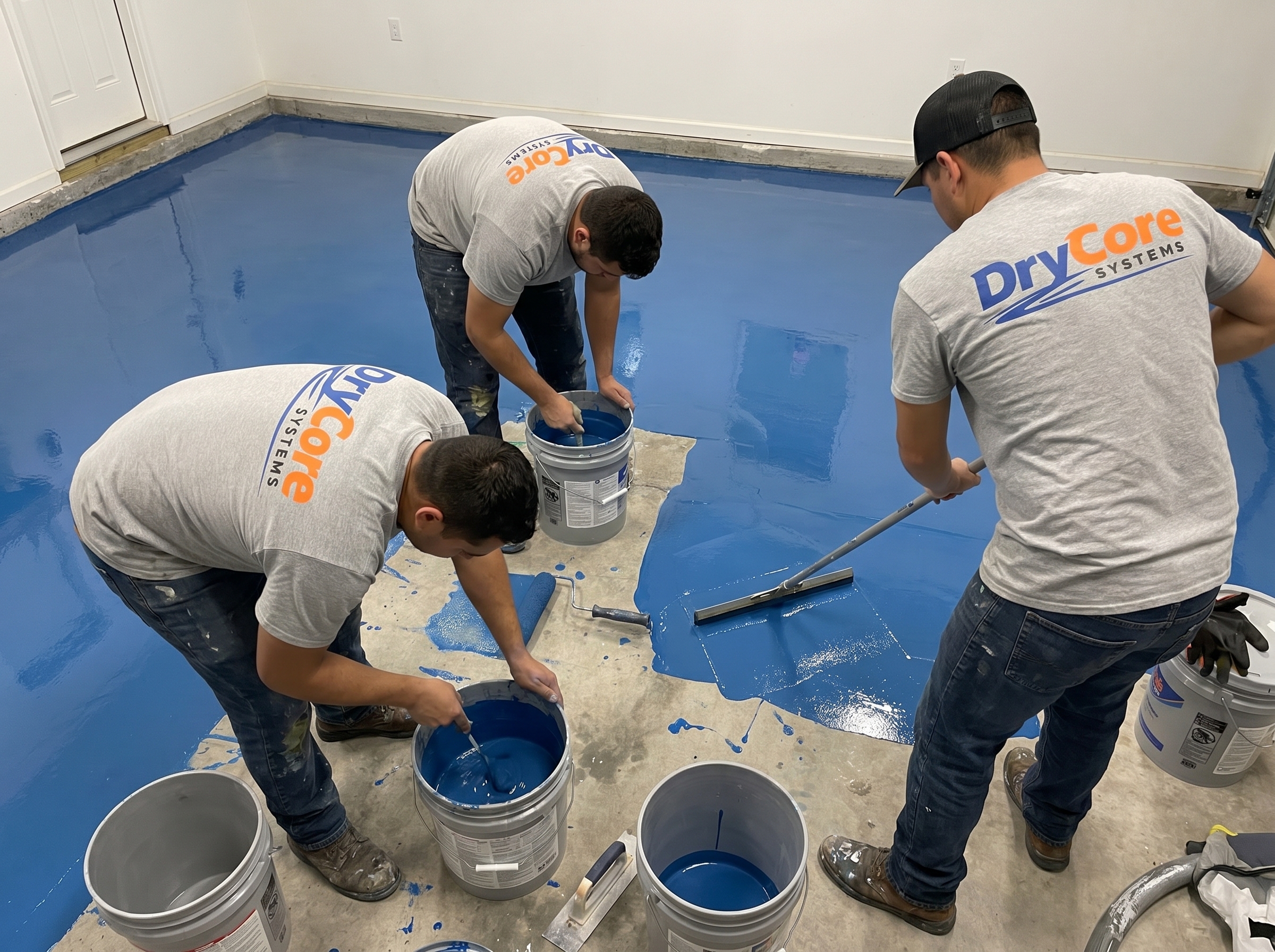 Epoxy floor finish